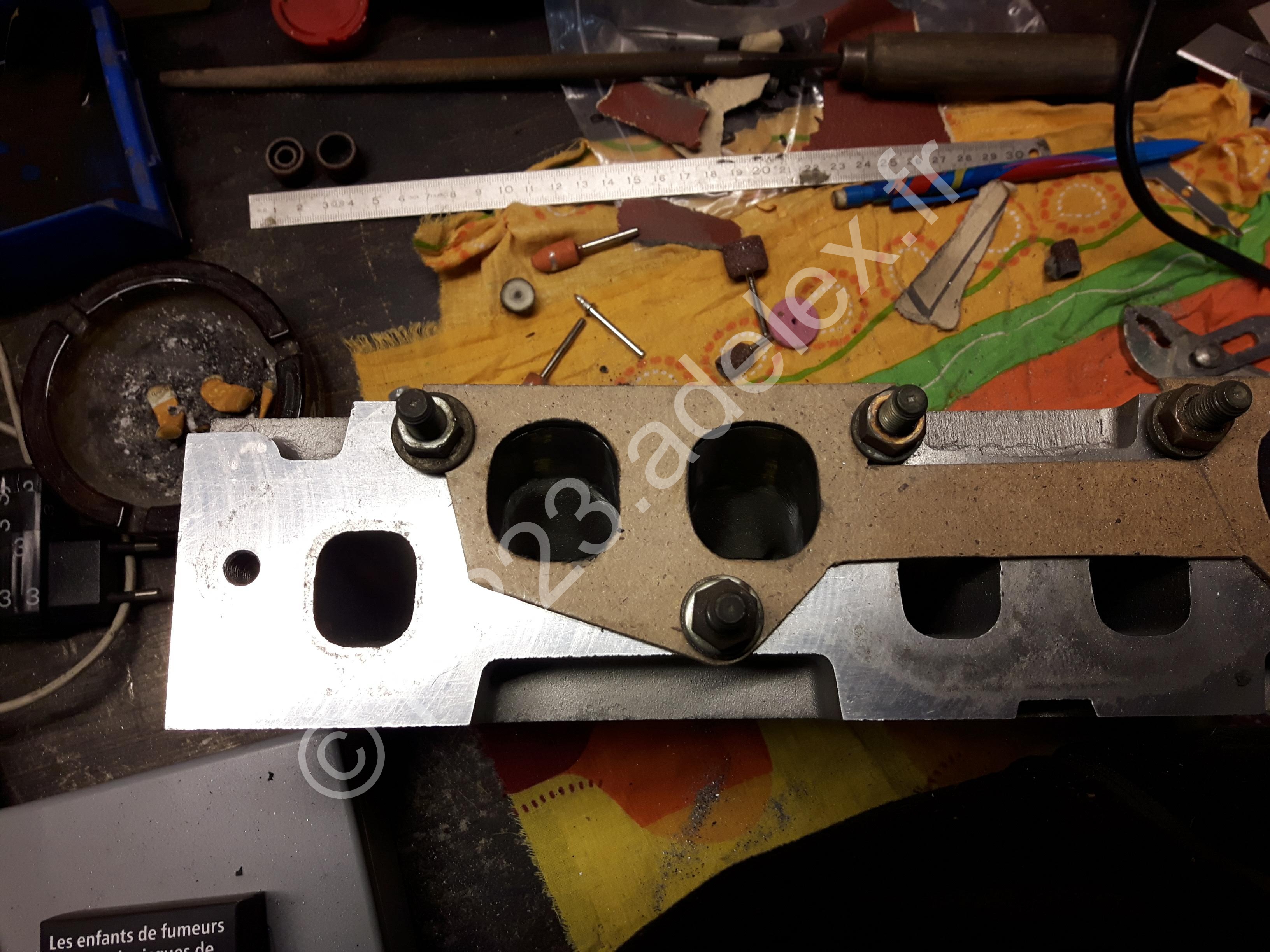 Allignement conduits d'admission