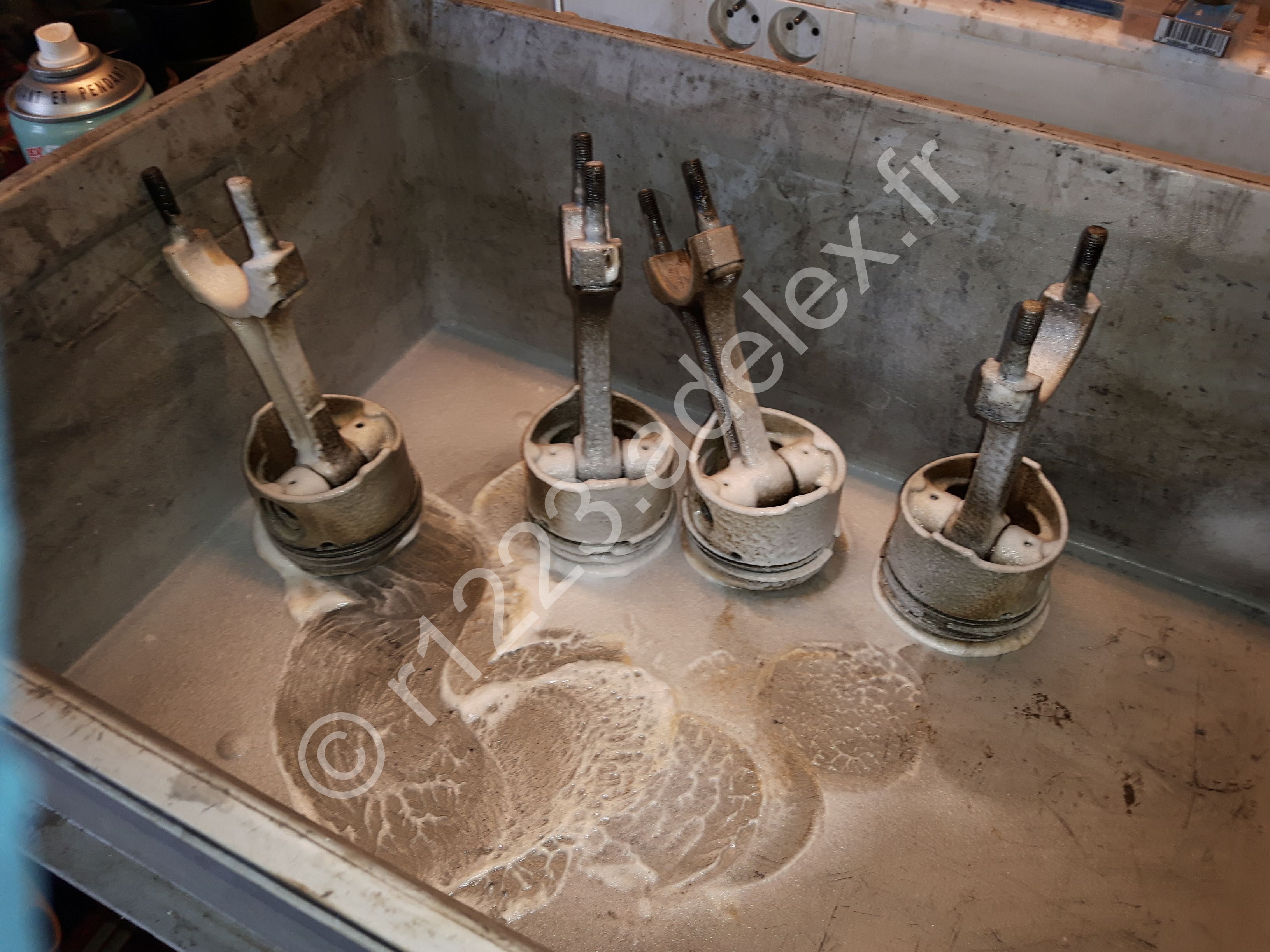 Nettoyage bielles et pistons