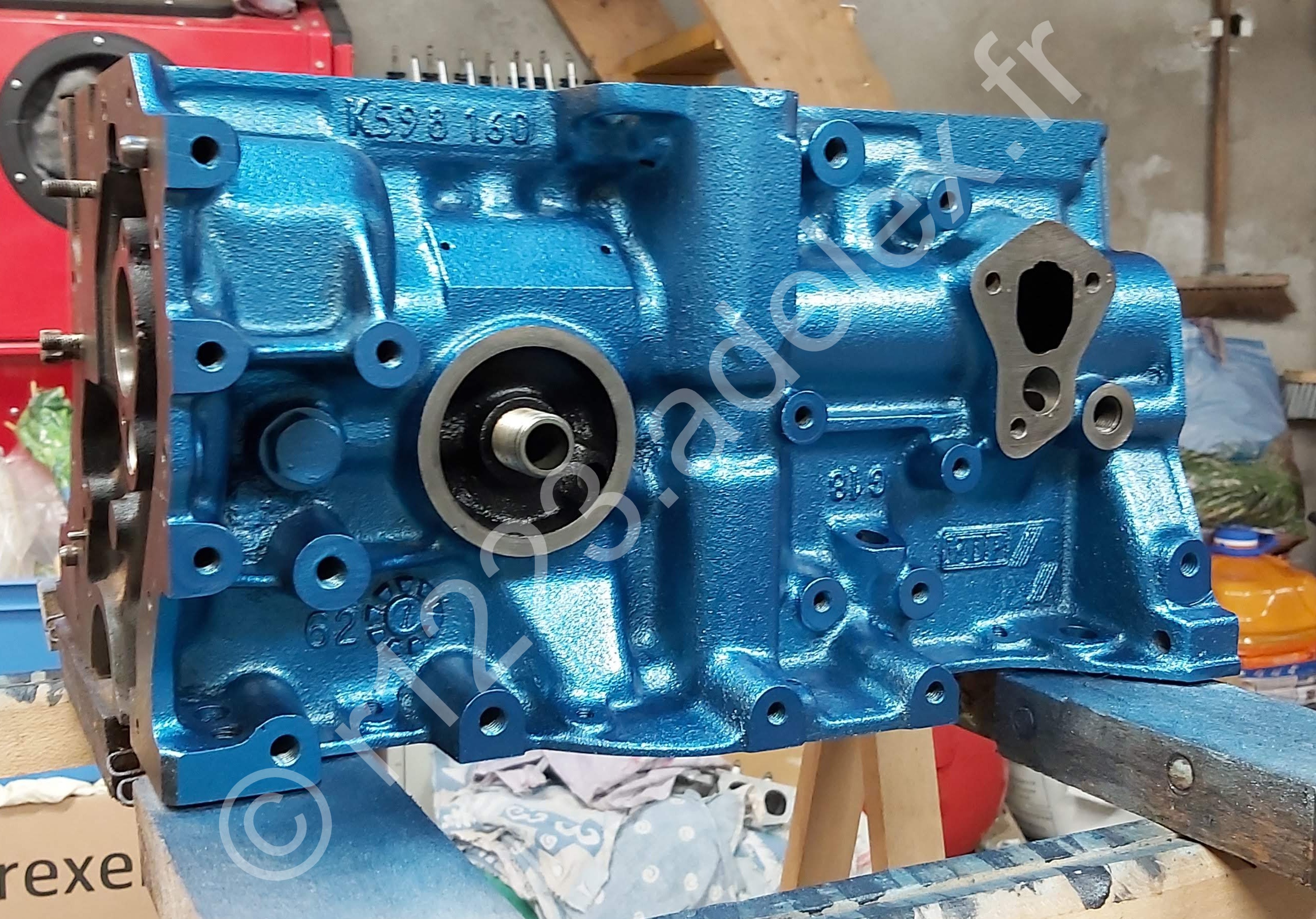 Peinture du bloc moteur